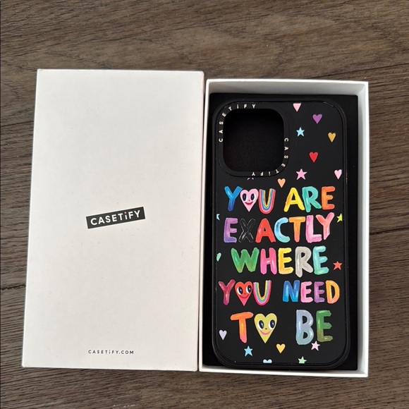 Casetify Black Inspirational Phone Case - Picture 1 of 4